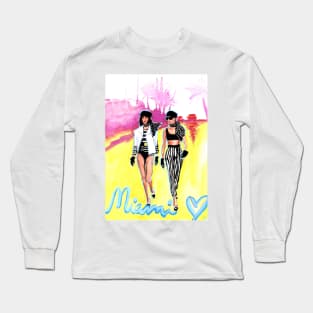 Miami Beach Long Sleeve T-Shirt